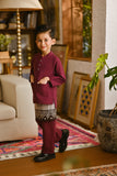 Pahlawan Bespoke Fit Kids Baju Melayu Cekak Musang - Purple Potion