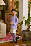Pahlawan Bespoke Fit Kids Baju Melayu Cekak Musang - Lavender