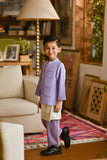 Pahlawan Bespoke Fit Kids Baju Melayu Cekak Musang - Lavender