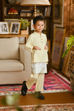 Pahlawan Bespoke Fit Kids Baju Melayu Cekak Musang - Baby Yellow