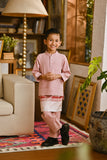 Pahlawan Bespoke Fit Kids Baju Melayu Cekak Musang - Blush Rose