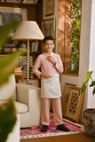 Pahlawan Bespoke Fit Kids Baju Melayu Cekak Musang - Rose Pink