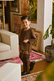 Pahlawan Smart Fit Kids Baju Melayu Teluk Belanga - Milk Chocolate