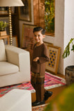 Pahlawan Smart Fit Kids Baju Melayu Teluk Belanga - Milk Chocolate