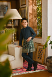Pahlawan Bespoke Fit Kids Baju Melayu Cekak Musang - Emerald Green