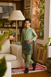 Pahlawan Bespoke Fit Kids Baju Melayu Cekak Musang - Pistachio