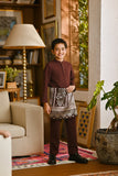 Pahlawan Bespoke Fit Kids Baju Melayu Cekak Musang - Fig