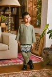 Pahlawan Smart Fit Kids Baju Melayu Teluk Belanga - Oil Green