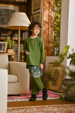 Pahlawan Smart Fit Kids Baju Melayu Teluk Belanga - Grass Green