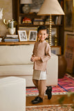 Pahlawan Bespoke Fit Kids Baju Melayu Cekak Musang - Mahogany Rose