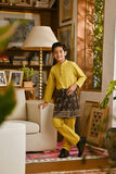 Pahlawan Bespoke Fit Kids Baju Melayu Cekak Musang - Misted Yellow