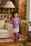 Pahlawan Bespoke Fit Kids Baju Melayu Cekak Musang - Regal Orchid