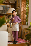 Pahlawan Bespoke Fit Kids Baju Melayu Cekak Musang - Very Grape