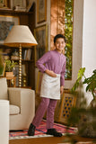 Pahlawan Bespoke Fit Kids Baju Melayu Cekak Musang - Very Grape