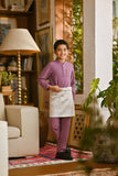 Pahlawan Bespoke Fit Kids Baju Melayu Cekak Musang - Very Grape