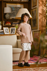 Pahlawan Smart Fit Kids Baju Melayu Teluk Belanga - Mahogany Rose