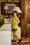 Pahlawan Smart Fit Kids Baju Melayu Teluk Belanga - Misted Yellow