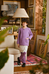 Pahlawan Smart Fit Kids Baju Melayu Teluk Belanga - Regal Orchid