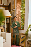 Pahlawan Bespoke Fit Kids Baju Melayu Cekak Musang - Hunter Green