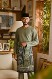 Pahlawan Smart Fit Baju Melayu Teluk Belanga - Oil Green