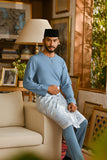 Pahlawan Smart Fit Baju Melayu Teluk Belanga - Artic Blue