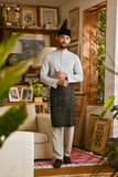 Pahlawan Bespoke Fit Baju Melayu Cekak Musang - Light Grey