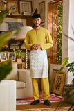 Pahlawan Smart Fit Baju Melayu Teluk Belanga - Misted Yellow
