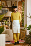 Pahlawan Smart Fit Baju Melayu Teluk Belanga - Misted Yellow