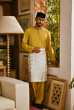 Pahlawan Smart Fit Baju Melayu Teluk Belanga - Misted Yellow