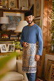 Pahlawan Smart Fit Baju Melayu Teluk Belanga - Coronet Blue