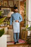 Pahlawan Bespoke Fit Baju Melayu Cekak Musang - Artic Blue