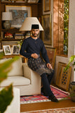 Pahlawan Smart Fit Baju Melayu Teluk Belanga - Dark Navy