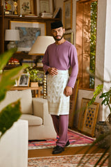 Pahlawan Smart Fit Baju Melayu Teluk Belanga - Very Grape