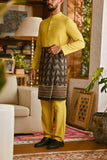 Pahlawan Bespoke Fit Baju Melayu Cekak Musang - Misted Yellow