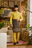 Pahlawan Bespoke Fit Baju Melayu Cekak Musang - Misted Yellow
