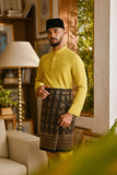 Pahlawan Bespoke Fit Baju Melayu Cekak Musang - Misted Yellow