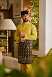 Pahlawan Bespoke Fit Baju Melayu Cekak Musang - Misted Yellow