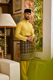 Pahlawan Bespoke Fit Baju Melayu Cekak Musang - Misted Yellow
