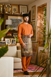Pahlawan Smart Fit Baju Melayu Teluk Belanga - Burnt Orange
