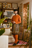 Pahlawan Smart Fit Baju Melayu Teluk Belanga - Burnt Orange