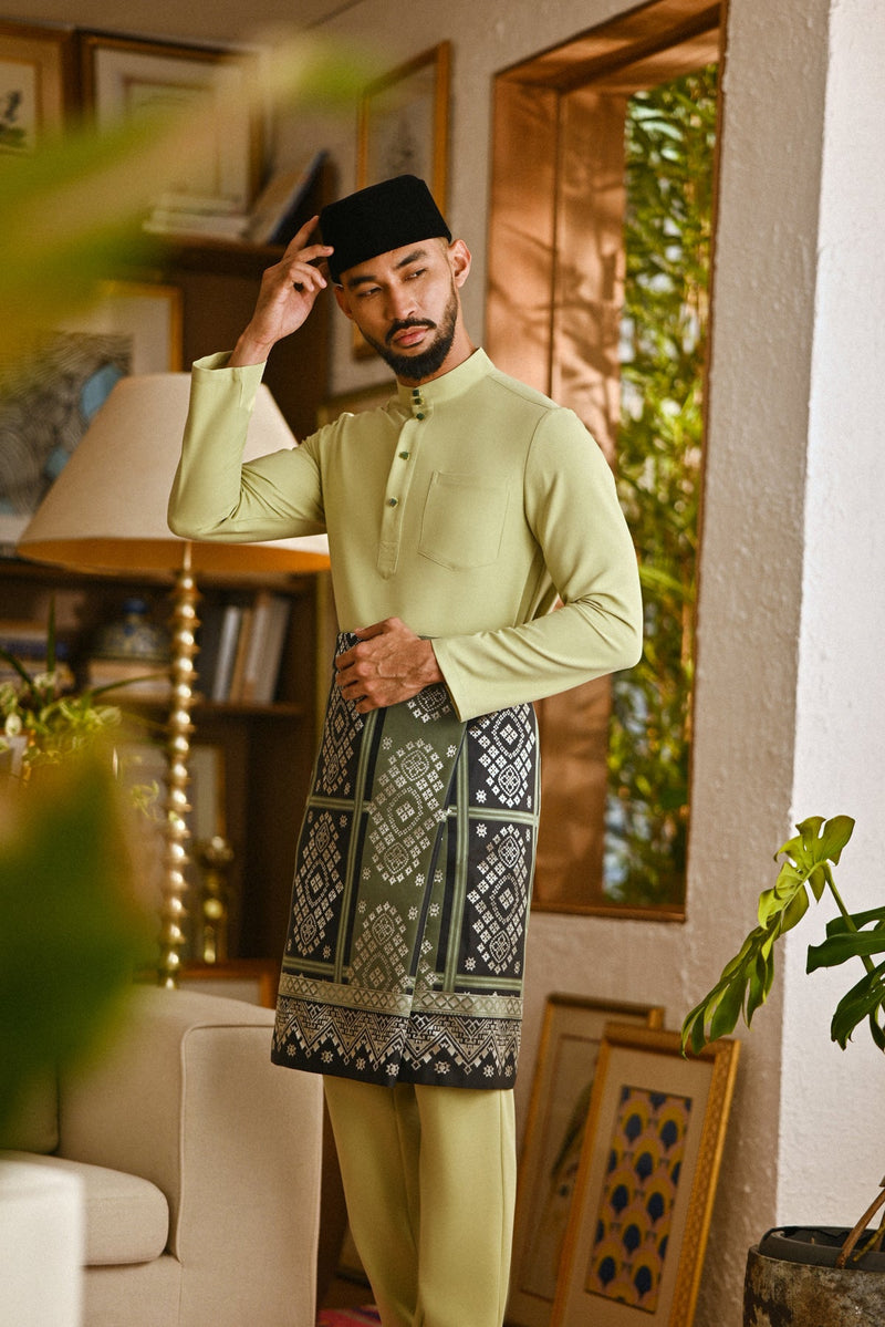 Pahlawan Bespoke Fit Baju Melayu Cekak Musang - Baby Bog