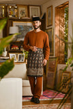 Pahlawan Smart Fit Baju Melayu Teluk Belanga - Tortoise Shell
