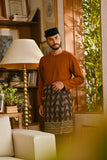 Pahlawan Smart Fit Baju Melayu Teluk Belanga - Tortoise Shell