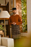Pahlawan Smart Fit Baju Melayu Teluk Belanga - Tortoise Shell