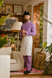 Pahlawan Bespoke Fit Baju Melayu Cekak Musang - Regal Orchid