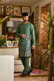 Pahlawan Smart Fit Baju Melayu Teluk Belanga - Hunter Green