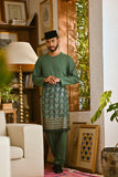 Pahlawan Smart Fit Baju Melayu Teluk Belanga - Hunter Green