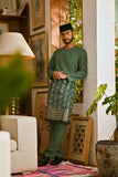 Pahlawan Smart Fit Baju Melayu Teluk Belanga - Hunter Green