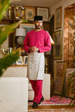 Pahlawan Smart Fit Baju Melayu Teluk Belanga - Fuchsia