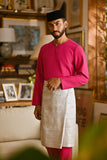 Pahlawan Smart Fit Baju Melayu Teluk Belanga - Fuchsia